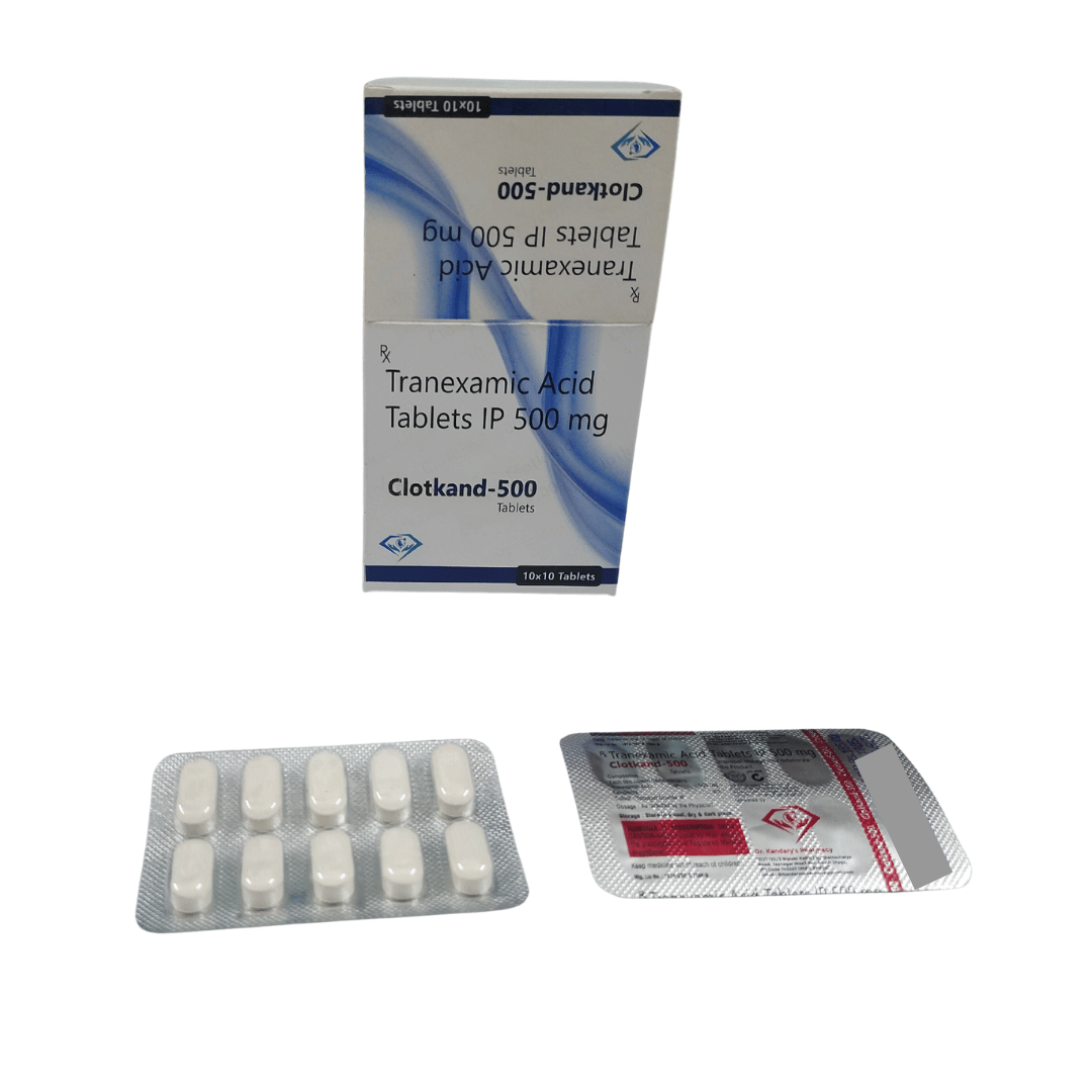 CLOTKAND-500 Tablet containing tranexamic acid 500 mg