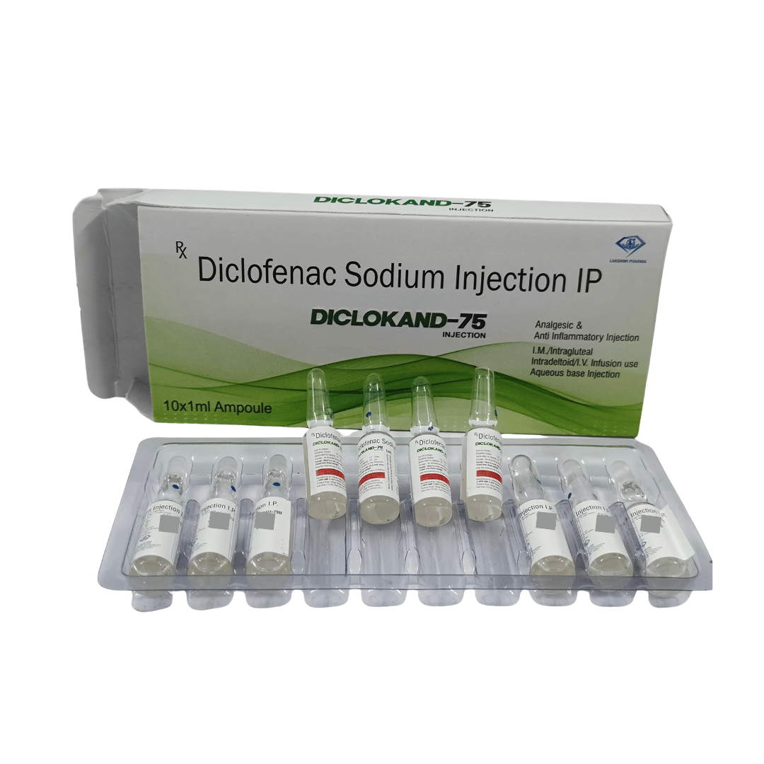 DICLOKAND 75 Injection, diclofenac sodium 75 mg per 1 mL