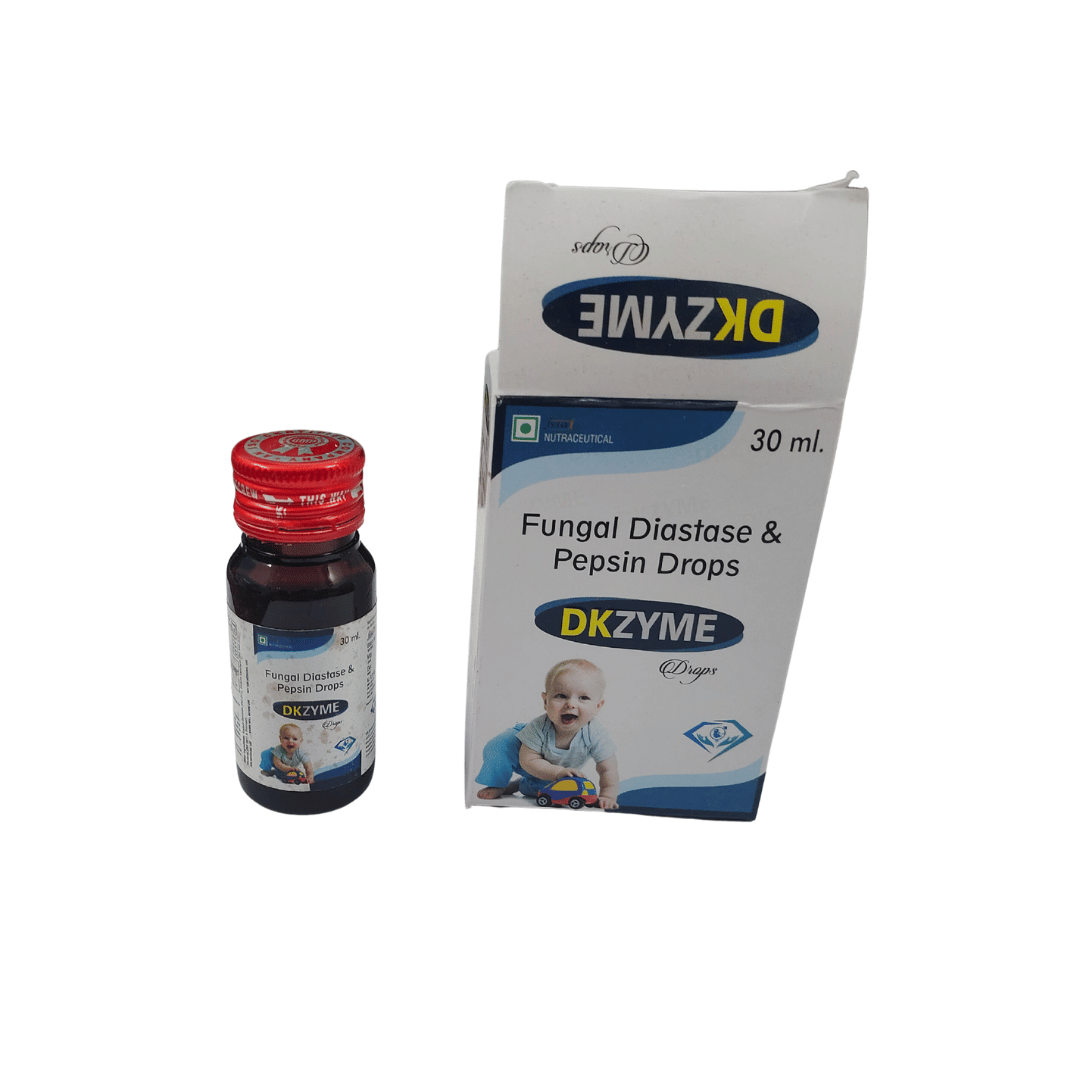 DKZYME DROP containing fungal diastase and pepsin
