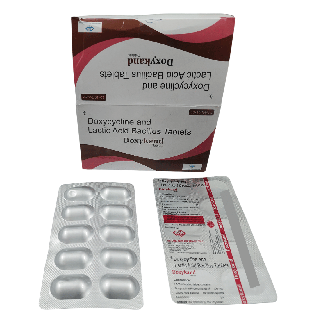 DOXYKAND Tablet containing doxycycline and lactic acid bacillus