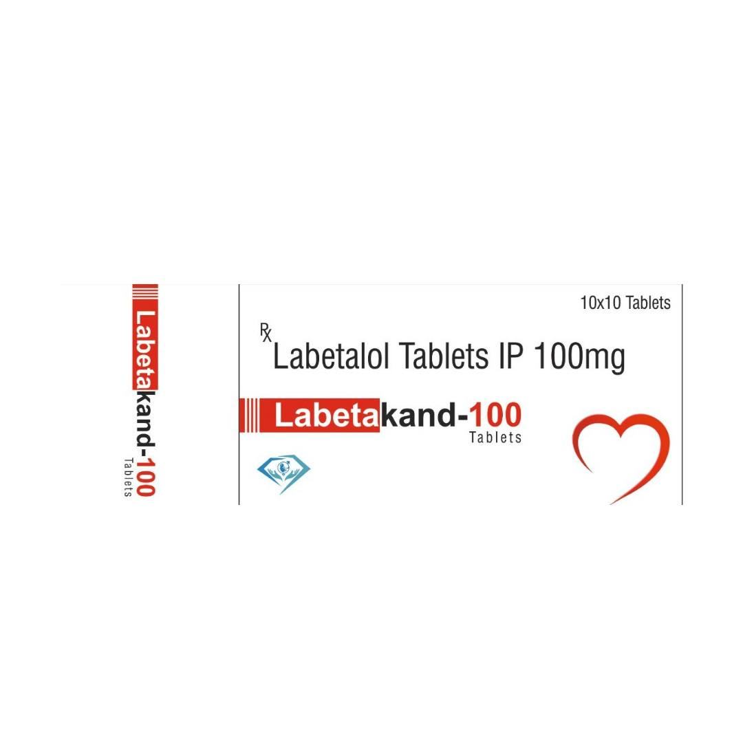 LABETAKAND-100 Tablet product packaging
