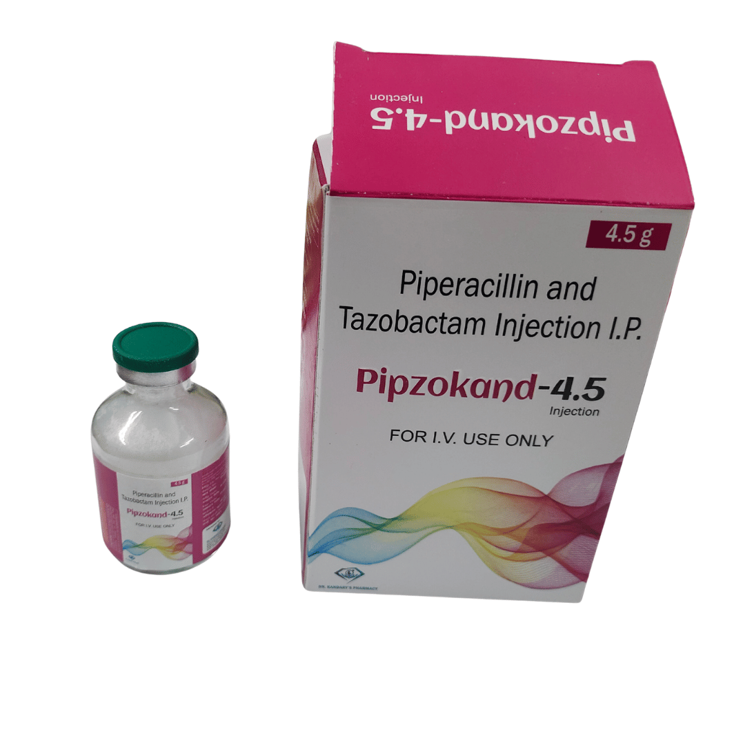 PIPZOKAND 4.5 Injection containing piperacillin 4 g and tazobactam 0.5 g