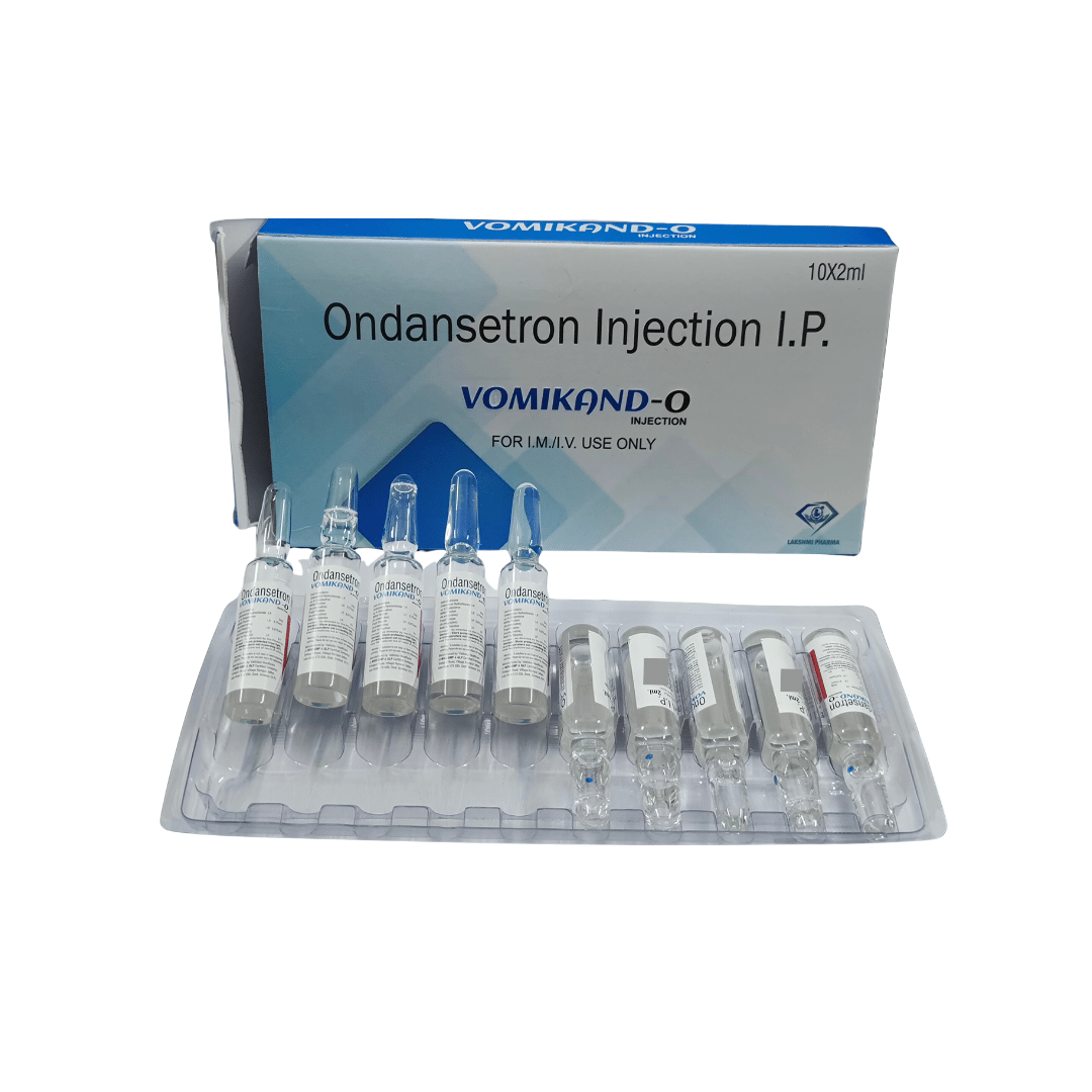 VOMIKAND O Injection containing Ondansetron Hydrochloride 4 mg per 2 mL